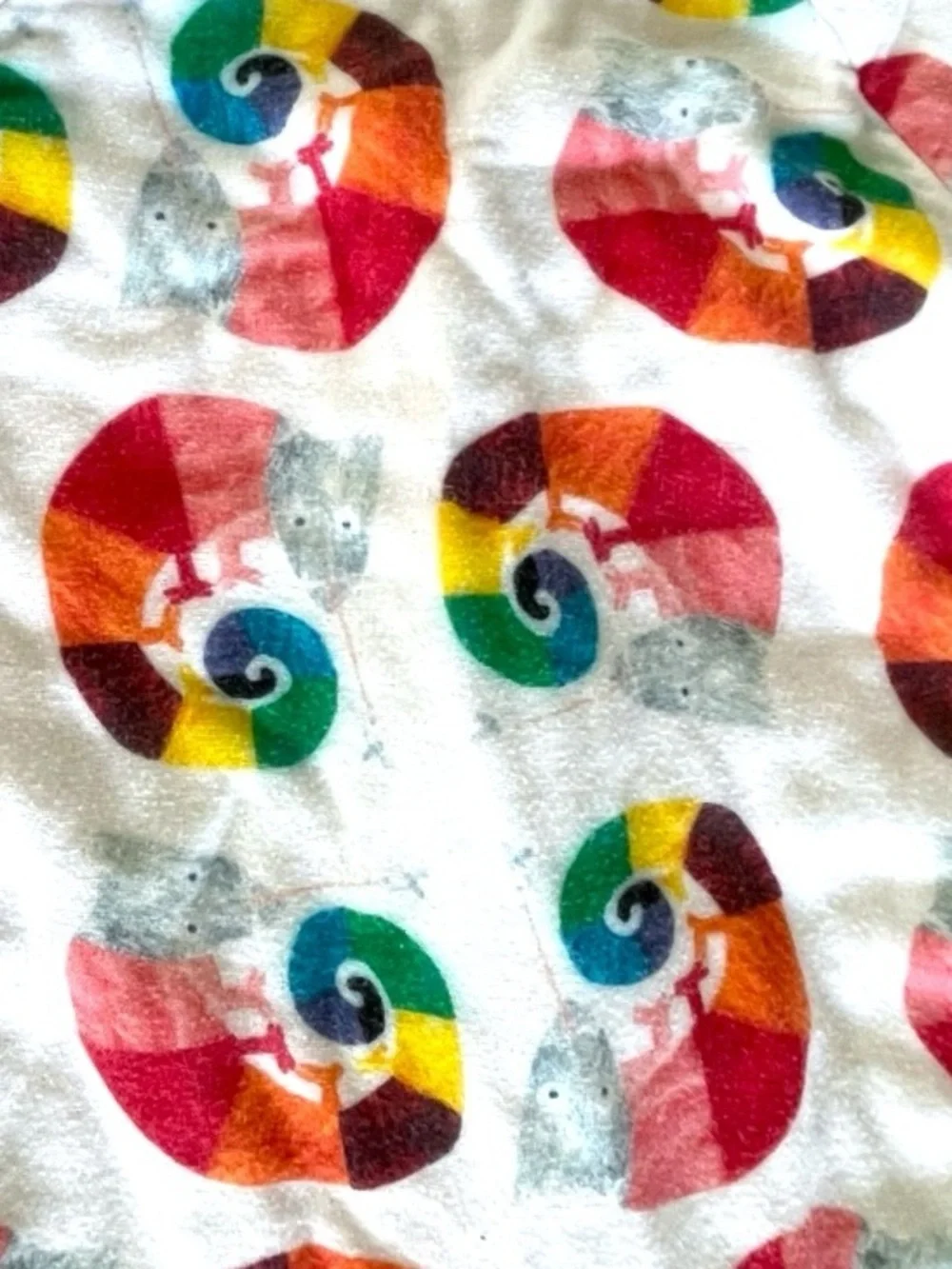World of Eric Carle Baby Nest Pajamas Rainbow Chameleon Print Zip Snap Sleeper